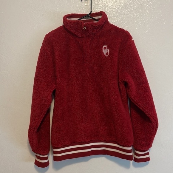 University of Oklahoma Zoozatz Quarter Zip Pullover Size Small - Picture 5 of 5